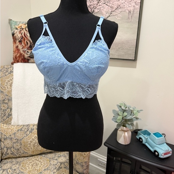 Auden Blue Lace Bralette Intimates - Picture 1 of 5